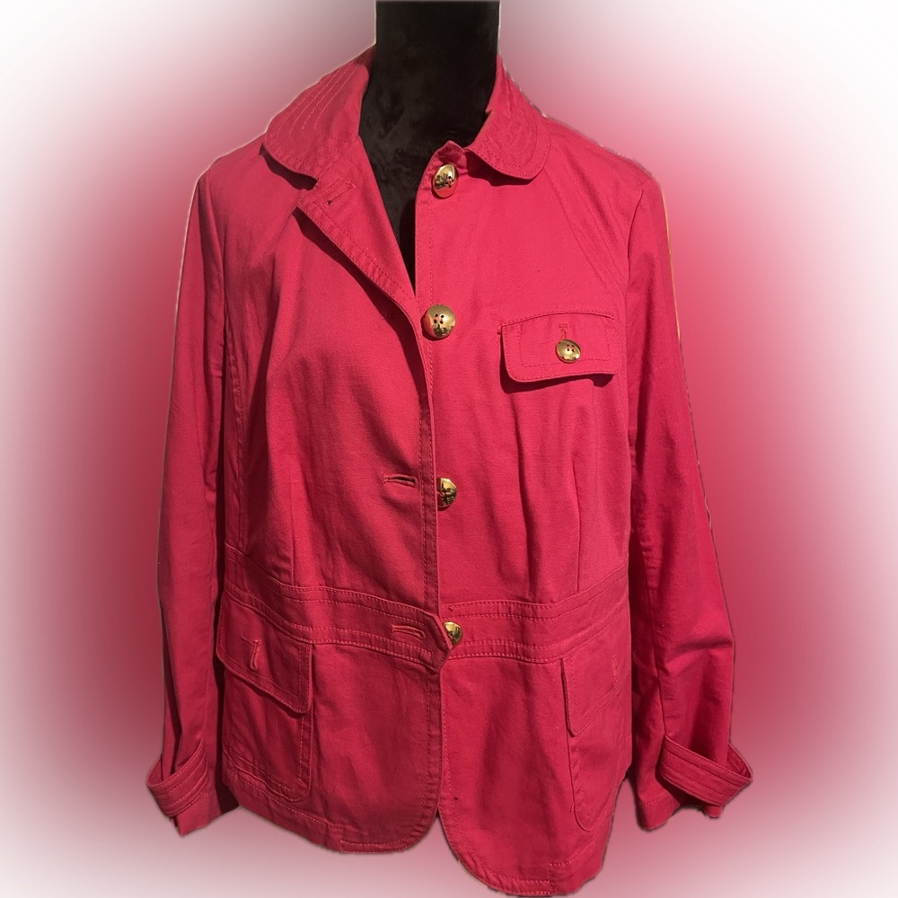 Talbots Blazer Coat | Jean Material